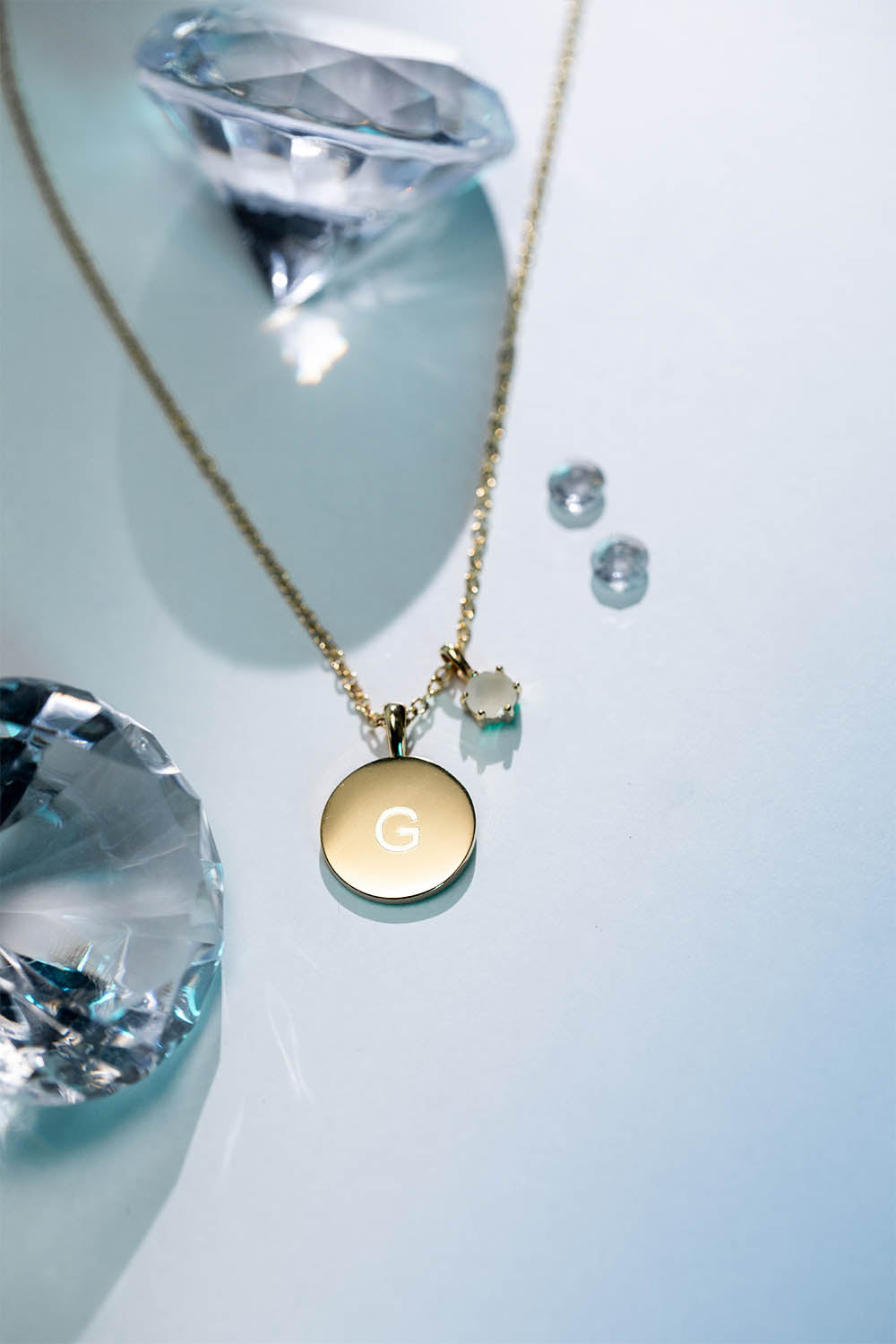 Birthstone June Necklace 14K vergoldet